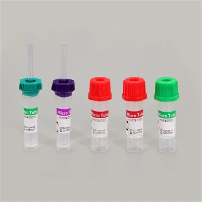 Tuburi de colectare a sângelui micro și capilar de unică folosință|0,25 ml/0,5 ml/1 ml, diverși aditivi pentru uz pediatric și geriatric